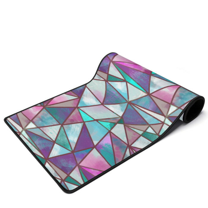 お得なクーポン 送料無料 ステンドグラス ワイドマウスマット ユニセックス アクセサリー 全て ステン..