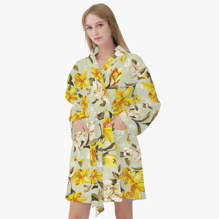 お得なクーポン 送料無料 シックフラワー レディースバスローブ レディース 全て Mii