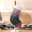 お得なクーポン 送料無料 クリスマスソックス 靴下 サンタ プレゼント クリスマスツリー 飾り オーナメント クリスマスプレゼント お菓子入れ 装飾 店舗 Christmas プレゼント ギフト Takenao Wada ART この世は前世の答え、来世はこの世の答え