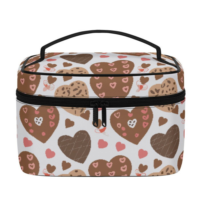 お得なクーポン 送料無料 バレンタイン(レザーコスメバッグ) レザーコスメバッグ ユニセックス バッグ 全て かわいい バレンタイン バレンタインデー チョコレート クッキー 2月 チョコ