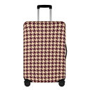 ポイントアップ 送料無料 スーツケースカバー キャリーバッグ ラゲッジカバー トランク 旅行用品 トラベル S M L XL サイズ おしゃれ プレゼント ギフト cut シンプル・千鳥格子