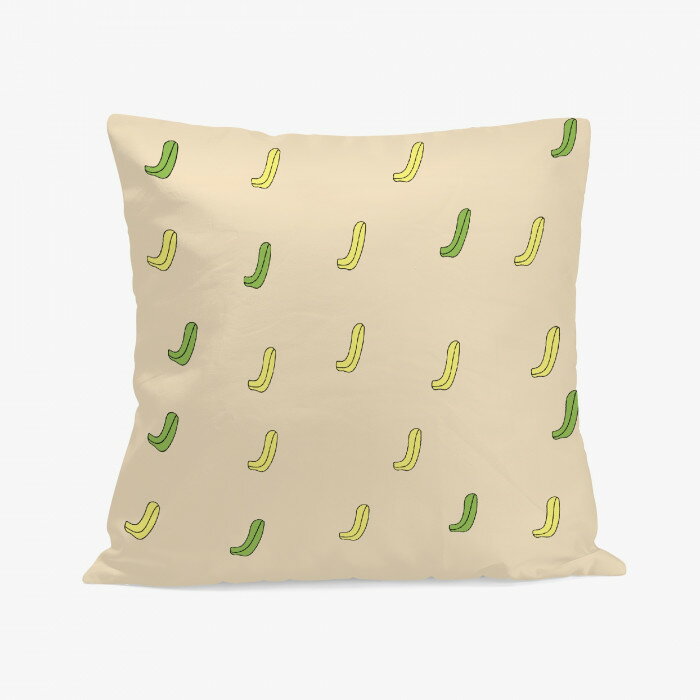 お得なクーポン 送料無料 バナナ クッションカバー ユニセックス ホームデコレーション アート バナナ ..