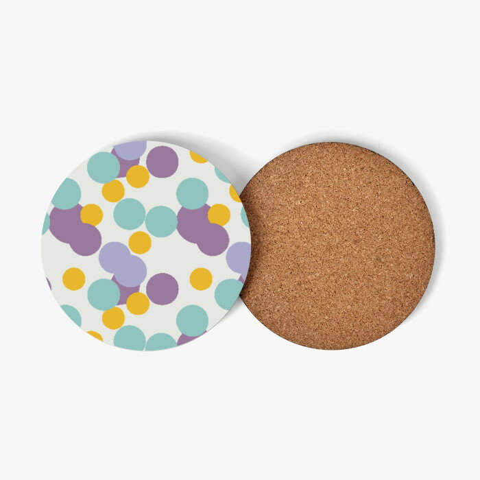 お得なクーポン 送料無料 ドット(ウッドコースター) ウッドコースター ユニセックス アクセサリー 全て かわいい 水玉 ドット 水玉模様 松浦はれ ★★★(3)