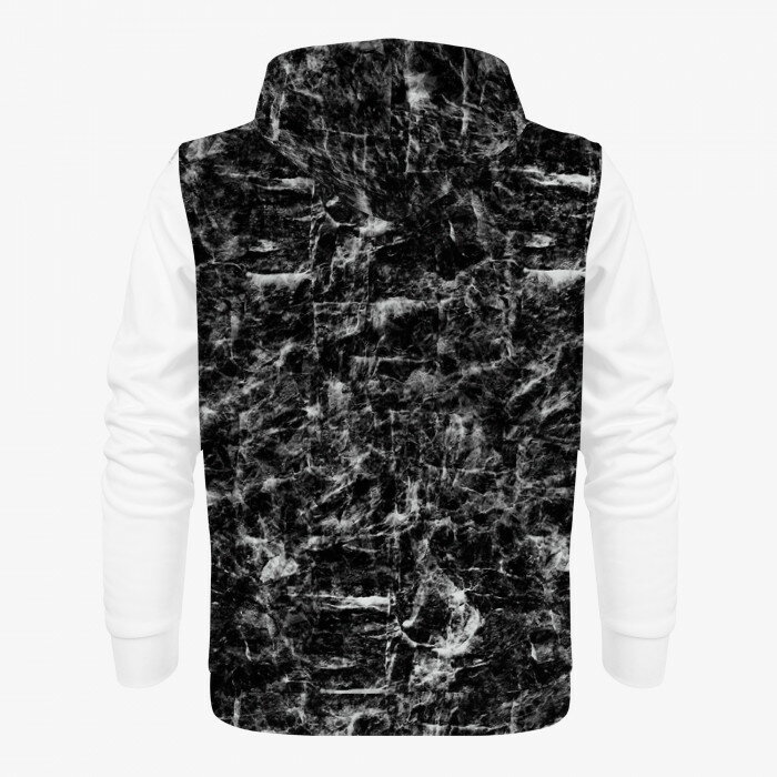 お得なクーポン 送料無料 迷い(メンズジップアップパーカー) メンズジップアップフードパーカー メンズ アート メンズジップアップパーカー 黒 灰色 cut