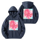 お得なクーポン 送料無料 725#12(コットンパーカー) コットンパーカー ユニセックス レディース メンズ アート カラフル 抽象 ユニーク 個性的 スタイリッシュ お洒落 デジタル(4)