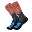 お得なクーポン 送料無料 抽象的宇宙空間 Takenao Wada ART ソックス ユニセックス アクセサリー アート 抽象画 現代アート ART