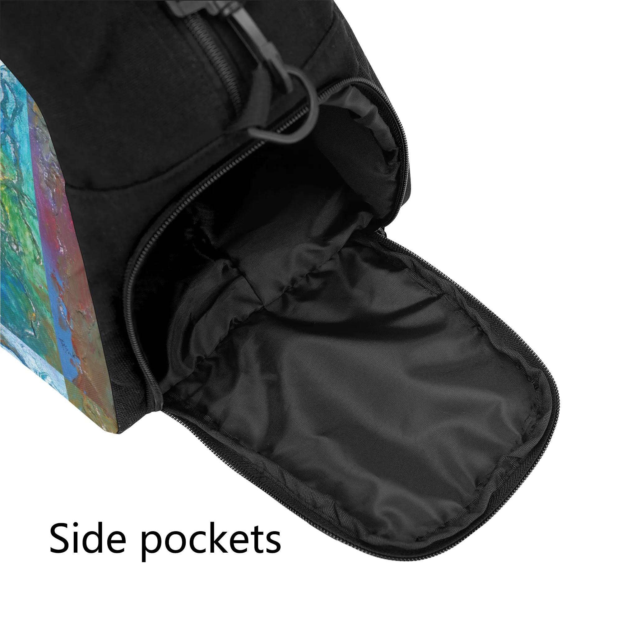 お得なクーポン 送料無料 生きるという名の十字架 Takenao Wada ART トラベルバッグ ユニセックス バッグ アート 抽象画 現代アート ART ★★★ 2