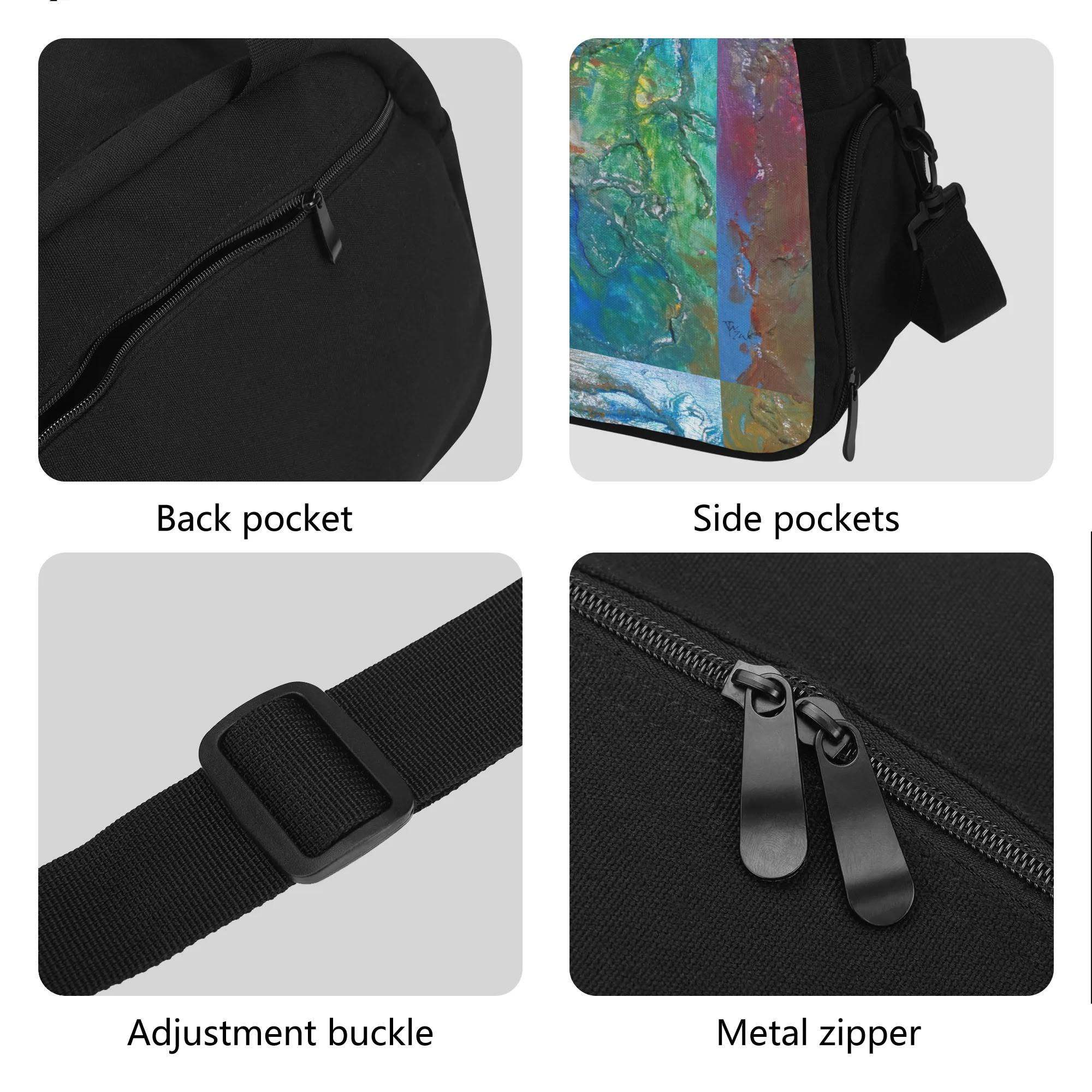 お得なクーポン 送料無料 生きるという名の十字架 Takenao Wada ART トラベルバッグ ユニセックス バッグ アート 抽象画 現代アート ART ★★★ 3