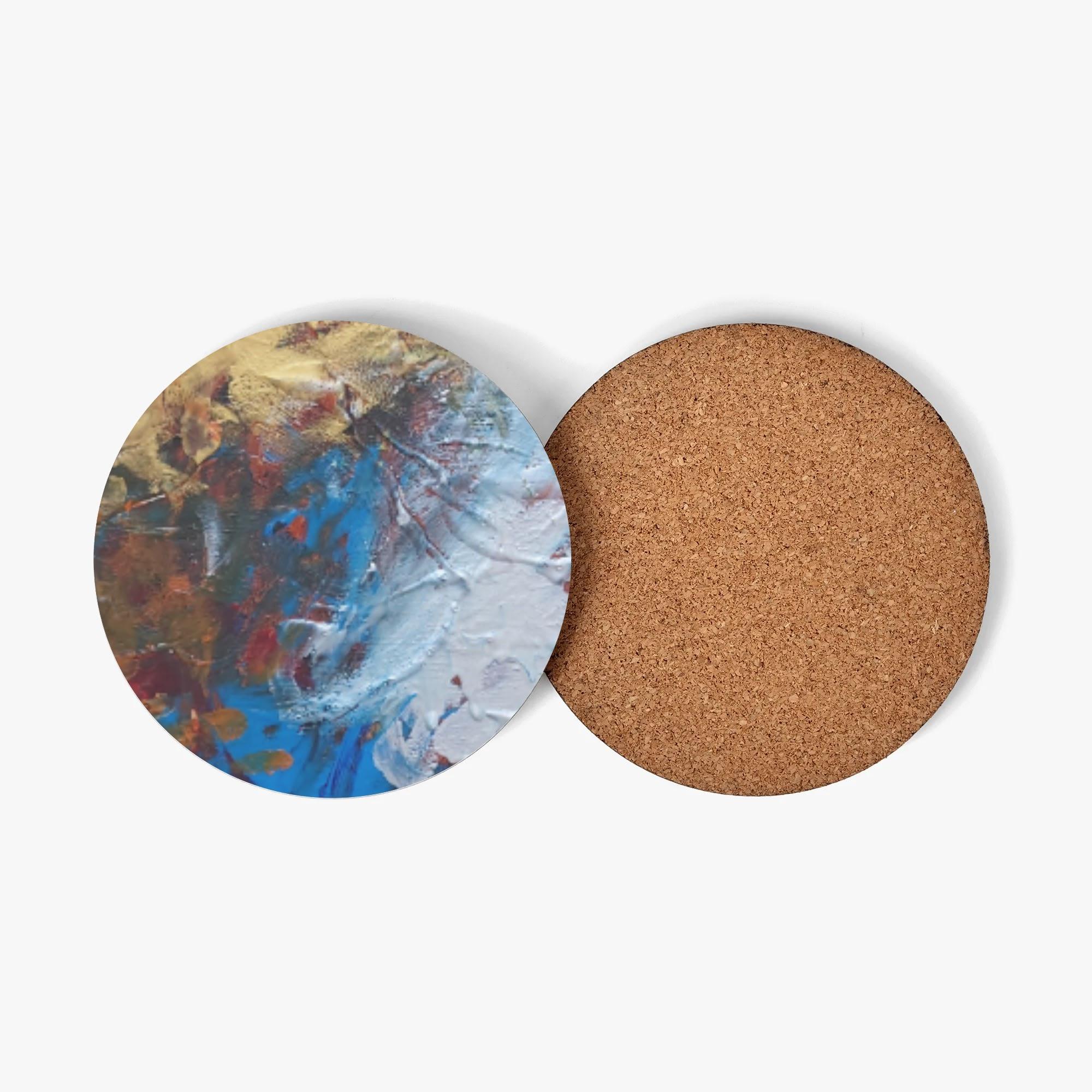 お得なクーポン 送料無料 クレイジーな方が愛される Takenao Wada ART ウッドコースター ユニセックス アクセサリー アート 抽象画 現代アート ART ★★★