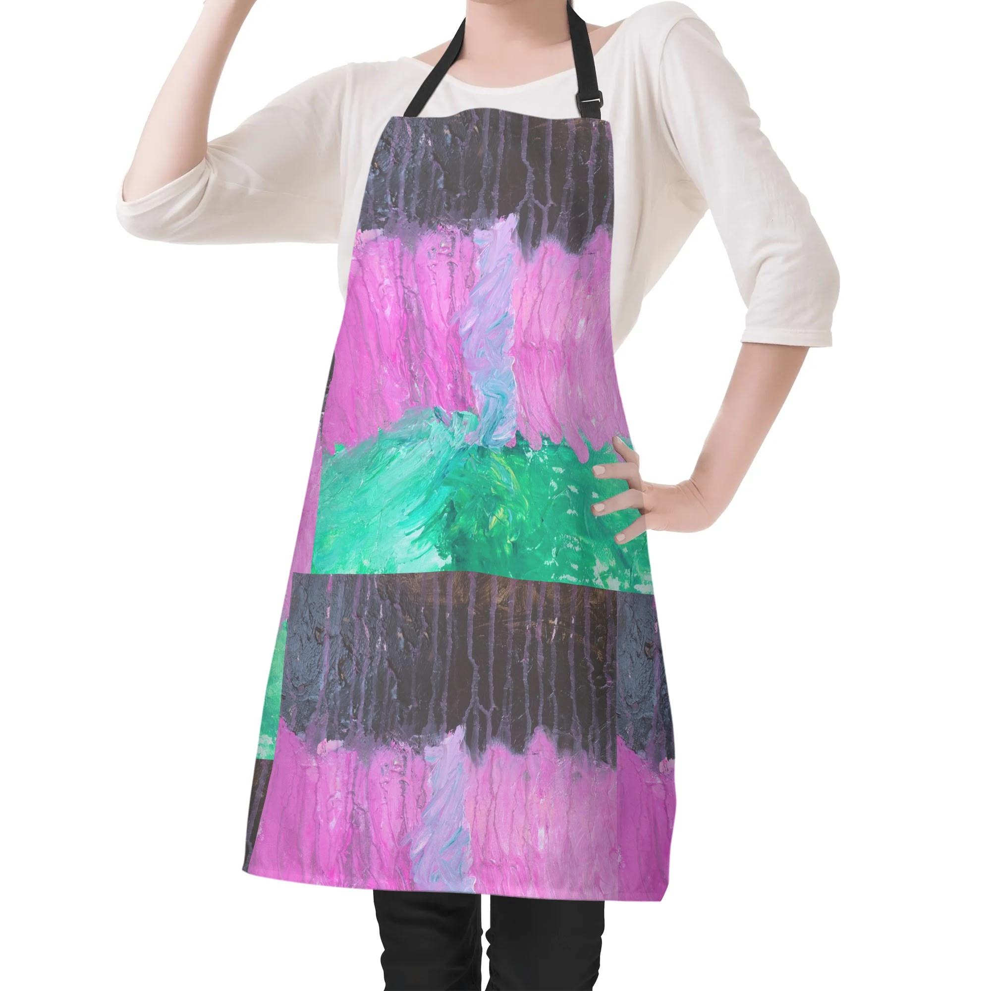 お得なクーポン 送料無料 third gender Takenao Wada ART エプロン ユニセックス ホームデコレーション アート 抽象画 現代アート ART ★★★
