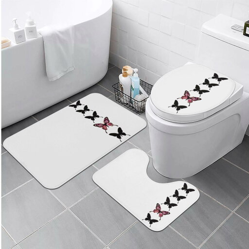 お得なクーポン 送料無料 アゲハ蝶連赤黒(トイレマットセット) トイレマットセット ユニセックス ホームデコレーション 全て 黒 赤 シルエット アゲハ蝶 揚羽蝶 ランダム 暖色 お得なクーポン 送料無料 アゲハ蝶連赤黒(トイレマットセット) トイレマットセット ユニセックス ホームデコレーション 全て 黒 赤 シルエット アゲハ蝶 揚羽蝶 ランダム 暖色
