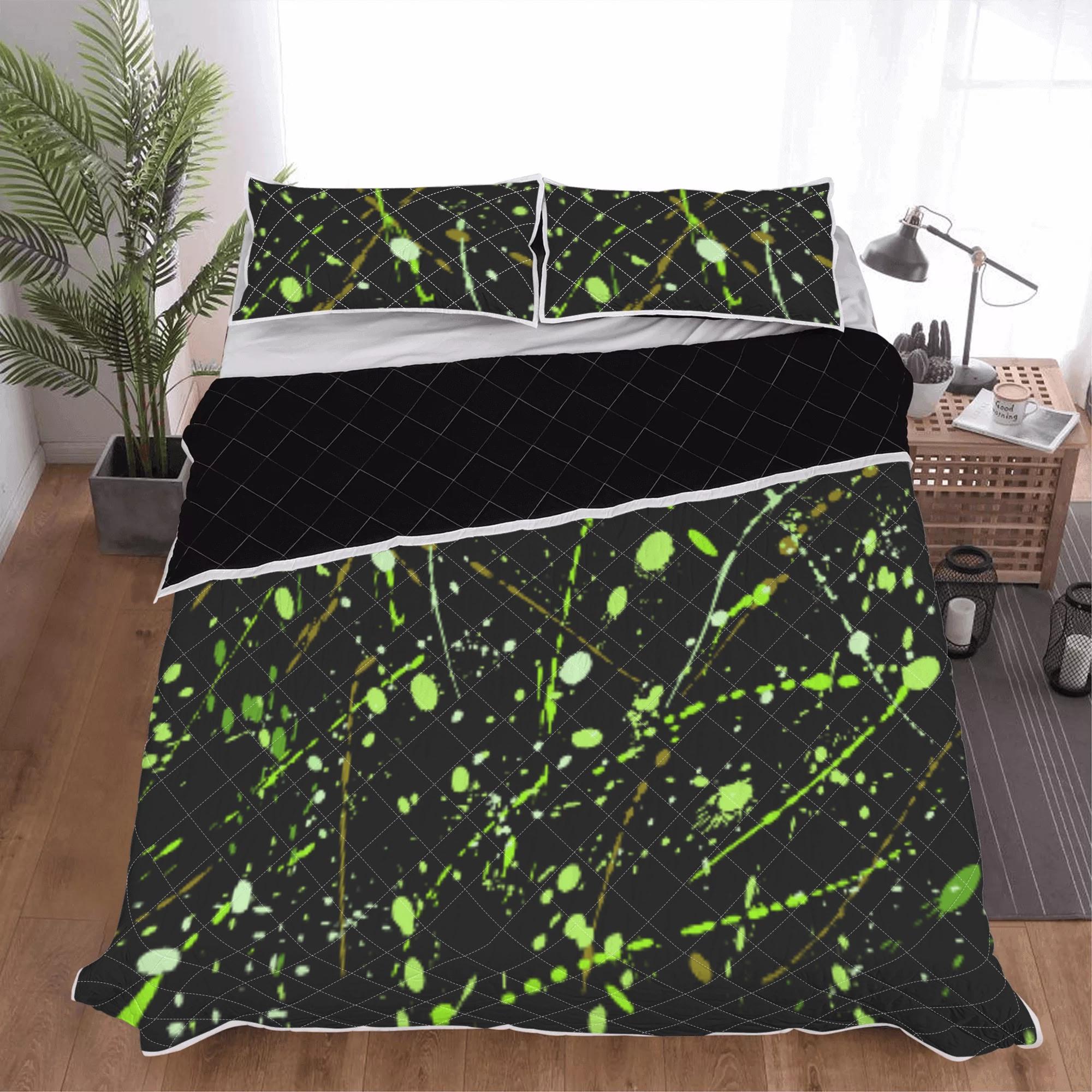 お得なクーポン 送料無料 PAINT_GK_NF2(夏布団（枕カバー 2枚セット）) 夏布団（枕カバー 2枚セット） ユニセックス ホームデコレーション 全て ペイント 飛散 模様 nekototuribito ★★★