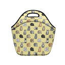 お得なクーポン 送料無料 NEKO_10Y_LB(ランチバッグ) ランチバッグ ユニセックス バッグ 全て 動物 猫 ねこ ペット cat アニマル ドット絵 nekototuribito(3)