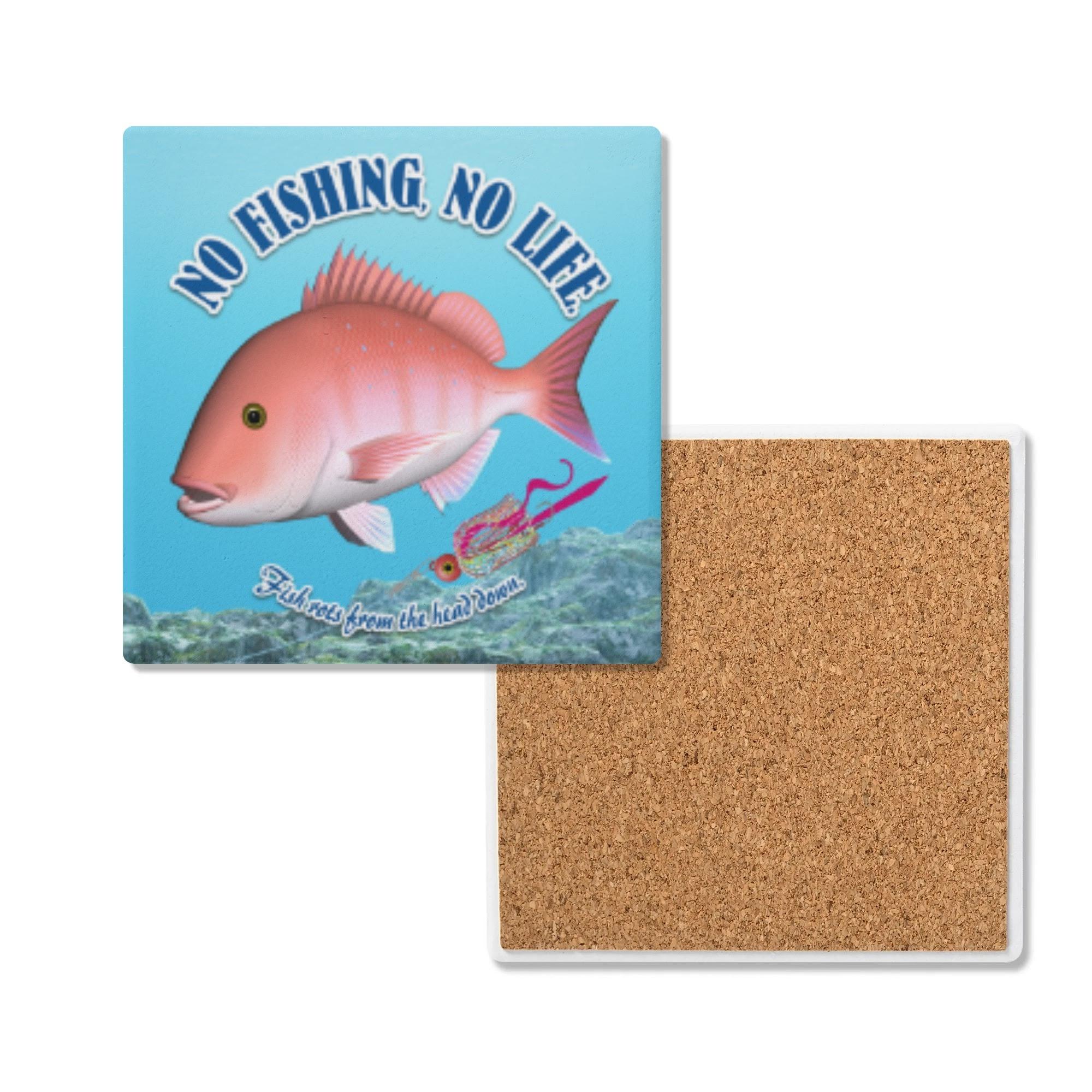 お得なクーポン 送料無料 マダイ_4 セラミックコースター ユニセックス アクセサリー 全て 魚 海 釣り 魚釣り 海水魚 マダイ 鯛 nekototuribito ★★★