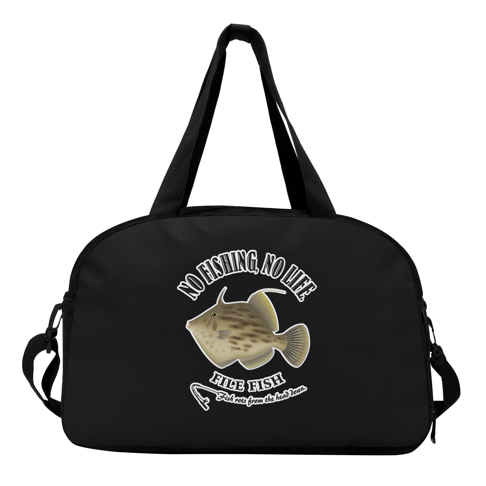 お得なクーポン 送料無料 KAWAHAGI_6_4(トラベルバッグ) トラベルバッグ ユニセックス バッグ 全て 魚 ..