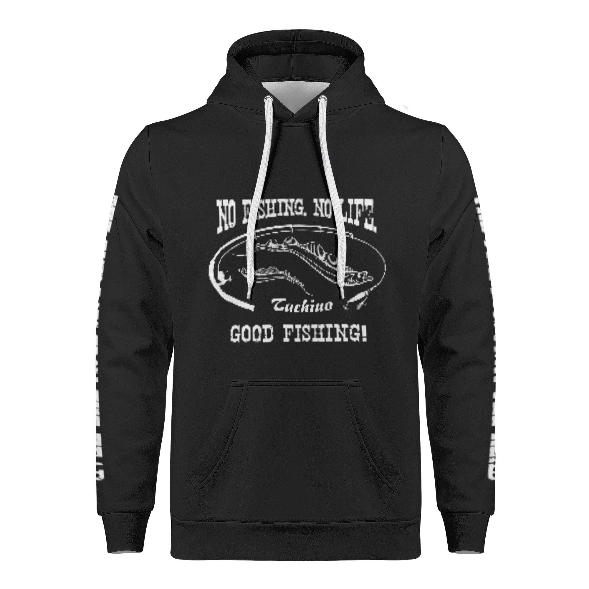 お得なクーポン 送料無料 TACHIUO_8W_MP(メンズフードパーカー) メンズフードパーカー メンズ 全て 魚 海 釣り 魚釣り 海水魚 タチウオ nekototuribito ★★★