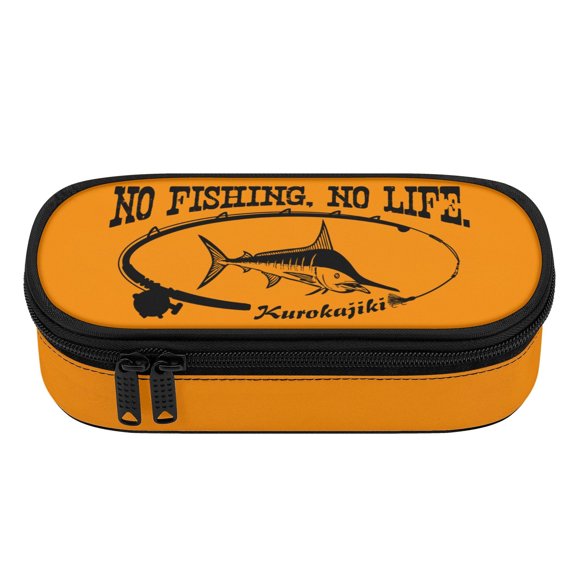 お得なクーポン 送料無料 KUROKAJIKI_K_OR ペンケース ユニセックス バッグ 全て 魚 海 釣り 海釣り 魚..