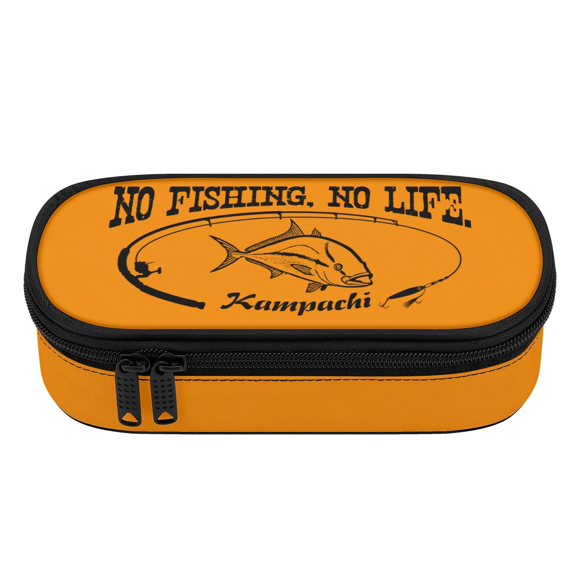 お得なクーポン 送料無料 KAMPACHI_K_OR ペンケース ユニセックス バッグ 全て 魚 海 釣り 海釣り 魚釣..