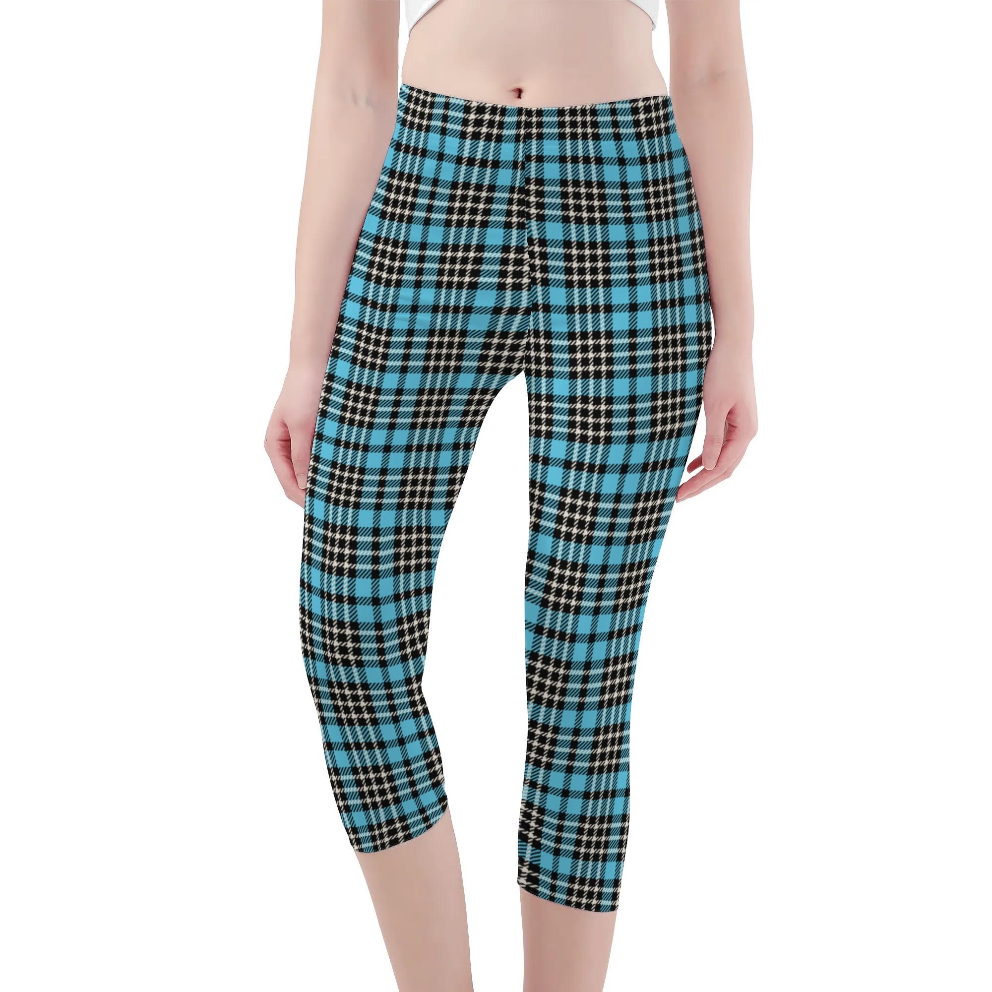 楽天BONATHIAお得なクーポン 送料無料 チェック_008-2_500（レギンス 7分丈） レギンス 7分丈 レディース 全て パターン 模様 チェック チェック柄 nekototuribito ★★★