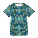 スーパーSALE お得なクーポン 送料無料 アベリアチェック Tシャツ ユニセックス レディース メンズ アート ボタニカル 植物 アーガイル チェック 蔓 ア...