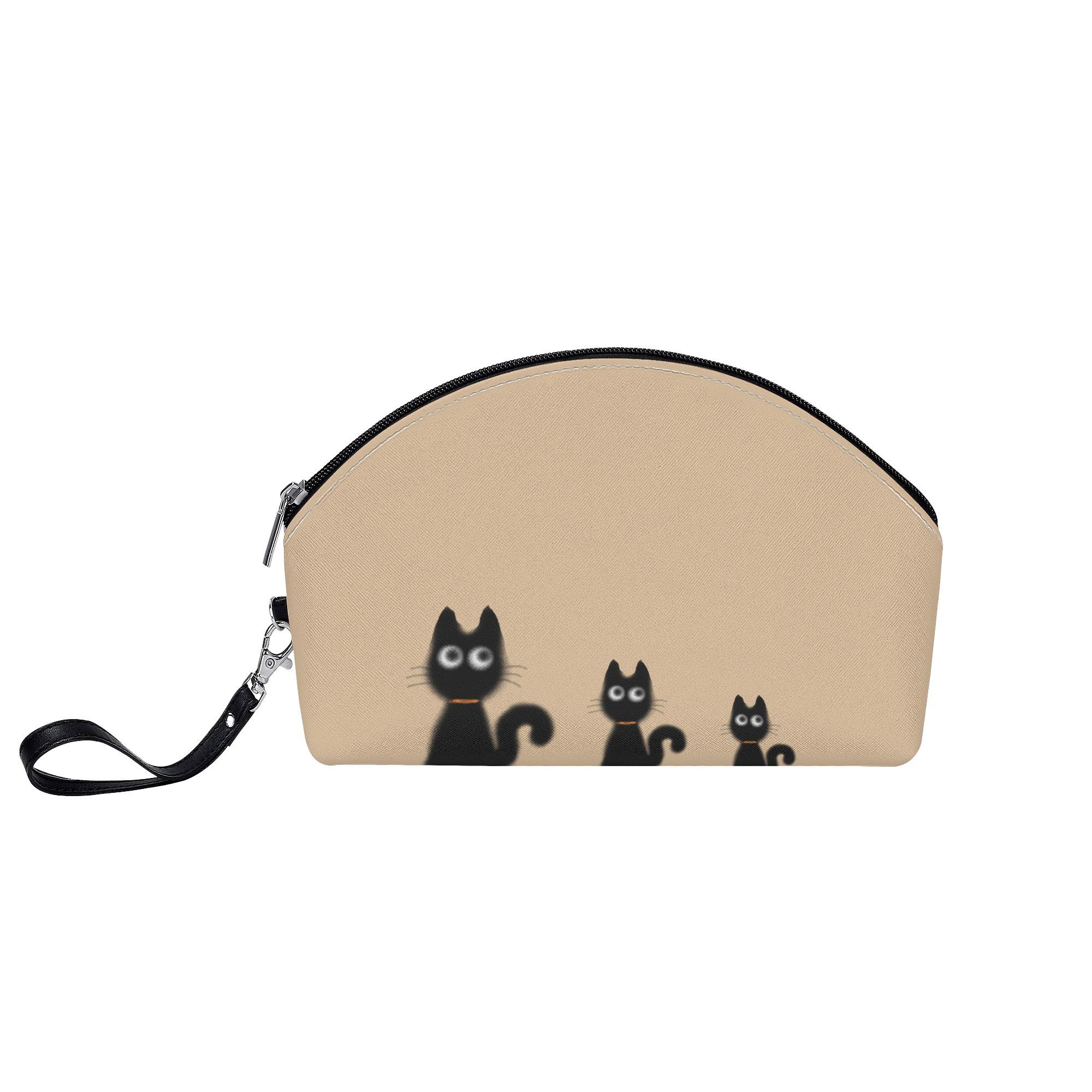 お得なクーポン 送料無料 Cat art 丸型コスメポーチ レディース バッグ キャラクター cat art オリジナ..