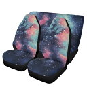 お得なクーポン 送料無料 流星群 カーシートカバーセット ユニセックス ホームデコレーション アート オリジナルアート megu