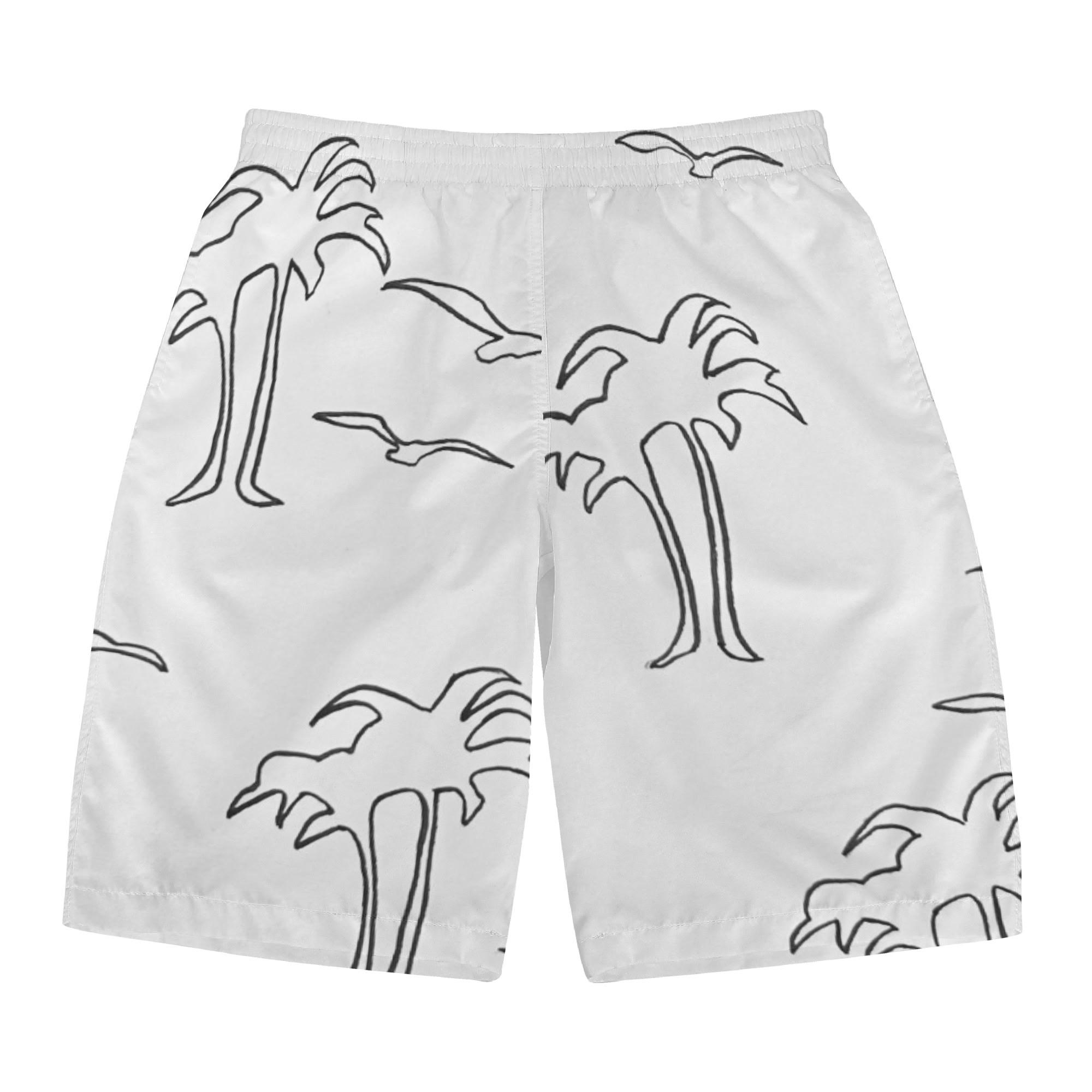 お得なクーポン 送料無料 Palm tree art(メンズサーフパンツ) メンズサーフパンツ メンズ 全て オリジナルデザイン megu