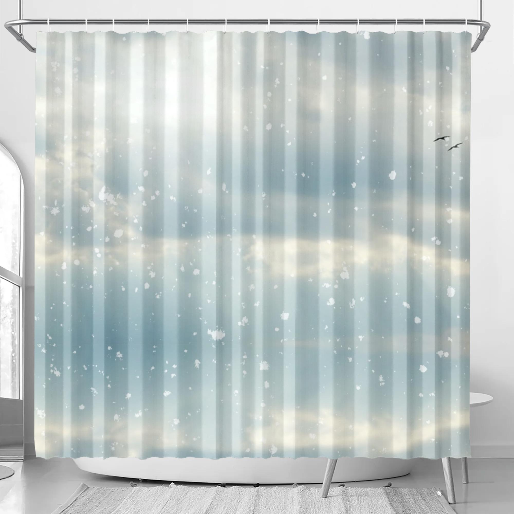 お得なクーポン 送料無料 明光 シャワーカーテン ユニセックス ホームデコレーション アート 明光 光 ..