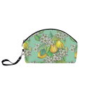 お得なクーポン 送料無料 Lemon tree(mint green)(丸型コスメポーチ) 丸型コスメポーチ レディース バッグ アート ボタニカル Sayuri Nagakura plants botanical レモン lemon tree Mint green ミントグリーン(4)