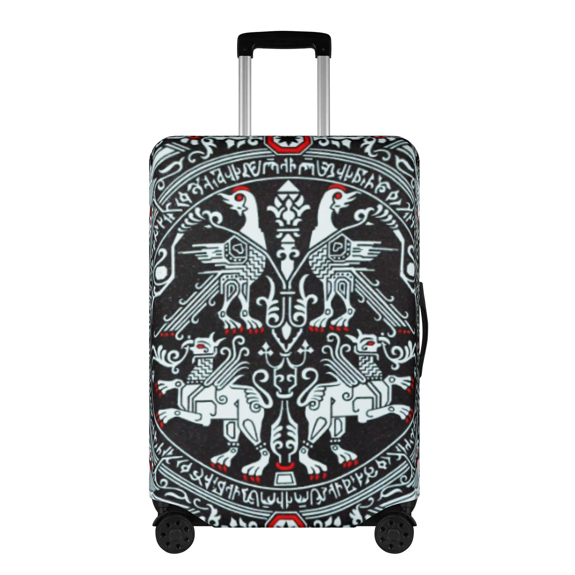 お得なクーポン 送料無料 鳥とグリフィン スーツケースカバー ユニセックス アクセサリー 動物 鳥 フラ..
