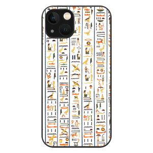 お得なクーポン 送料無料 古代エジプト象形文字 - ヒエログリフ(iPhone13シリーズ ソフトケース) iPhone13シリーズ ソフトケース ユニセックス アクセサリー 動物 神話 古代エジプト エジプト