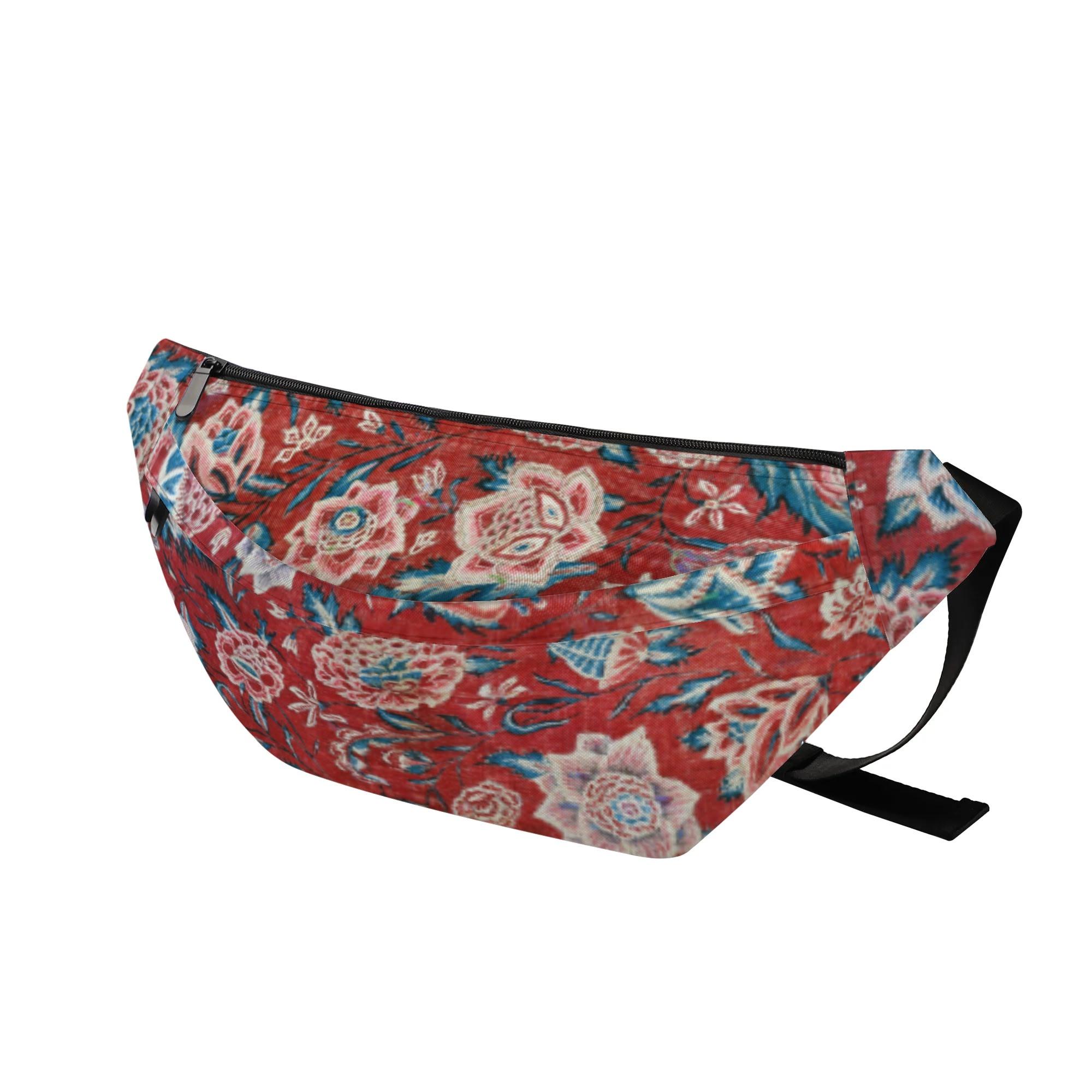 お得なクーポン 送料無料 インド更紗の柄2(ラージポーチ) ラージポーチ ユニセックス バッグ アート ボ..