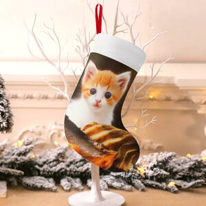 お得なクーポン 送料無料 子猫と焼き魚(クリスマスソックス) クリスマスソックス ユニセックス アクセサリー 動物 猫 子猫 焼き魚 masaru21