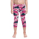 お得なクーポン 送料無料 迷彩 ピンク(キッズ レギンス7分丈) キッズ レギンス7分丈 全て かわいい ピンク pink 松浦はれ ★★★