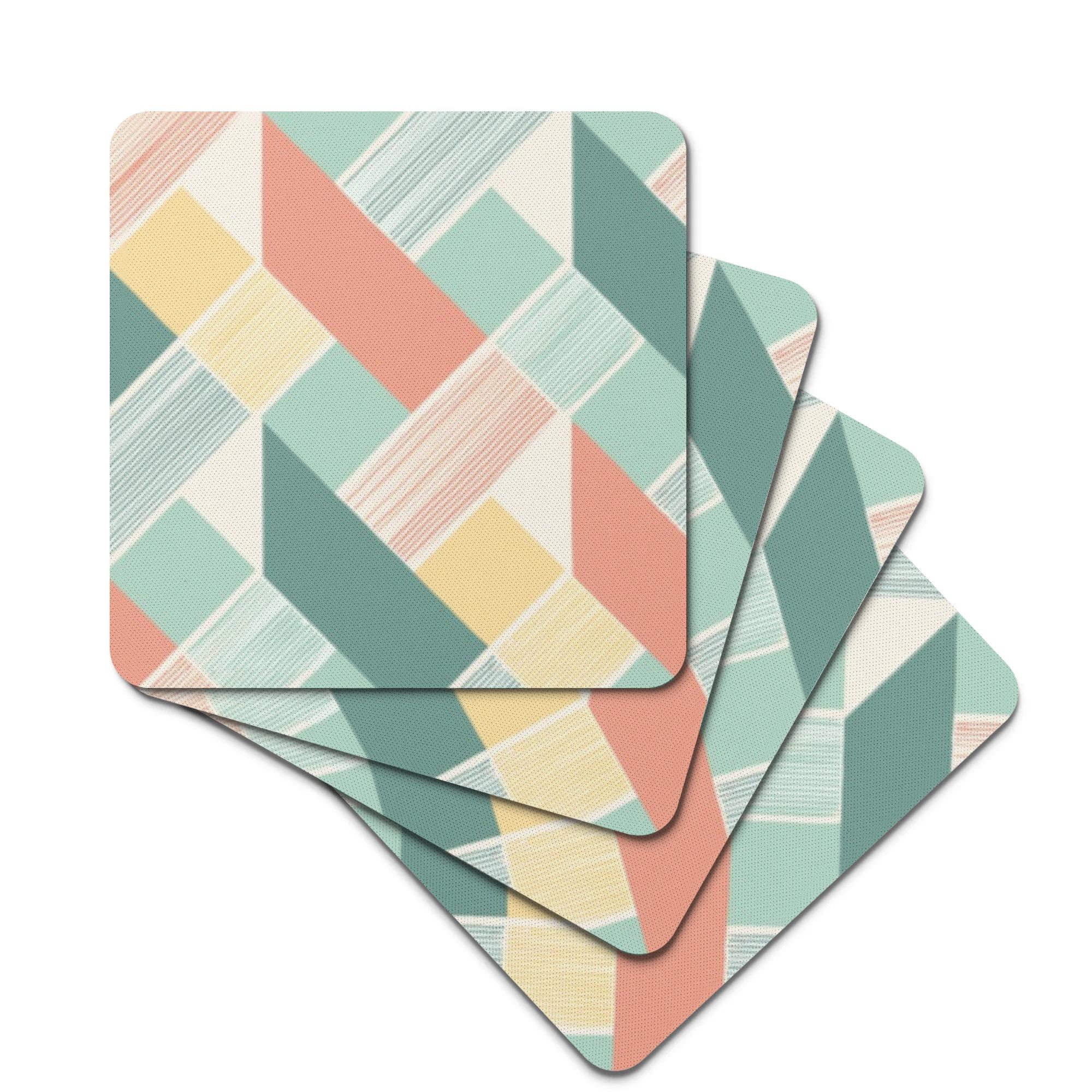 お得なクーポン 送料無料 kousa ラバーコースター ユニセックス アクセサリー 全て かわいい ピンク グリーン 交差 イエロー パステル パステルカラー 松浦はれ ★★★