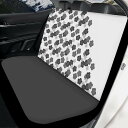 お得なクーポン 送料無料 モノクロ梅(カーシートカバー後部座席) カーシートカバー後部座席 ユニセックス ホームデコレーション 全て カーグッズ レディース ミ...