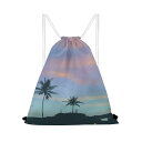 お得なクーポン 送料無料 ハワイサンセット(ナップサック) ナップサック ユニセックス バッグ アート 空 夏 夕焼け ハワイ アイランド マキ・ネラス ★★★