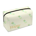 お得なクーポン 送料無料 Miss Happy Cat(コスメバッグ) コスメバッグ ユニセックス バッグ 動物 キャラクター ねこ ロゴ クリーム マキ・ネラス(4)