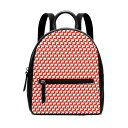 お得なクーポン 送料無料 Houndstooth pattern × cat【red】(PUレザーミニバッグ) PUレザーミニバッグ レディース バッグ アート 猫 赤 cat 猫モチーフ 千鳥格子 red charamaru