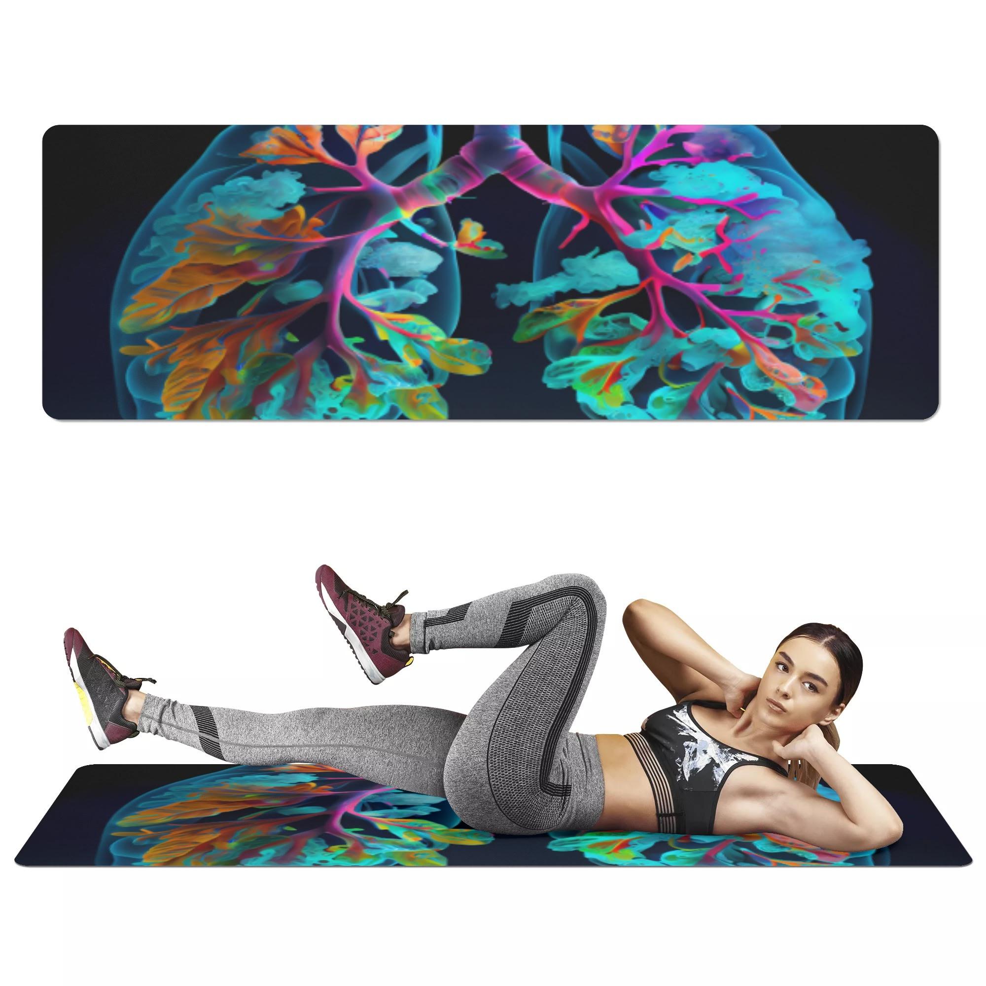 お得なクーポン 送料無料 lungs(ヨガマット) ヨガマット ユニセックス ホームデコレーション 全て AI AI画像 AIR