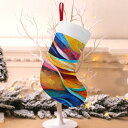 お得なクーポン 送料無料 線の抽象画(クリスマスソックス) クリスマスソックス ユニセックス アクセサリー 全て AI AI画像 AIR ★★★