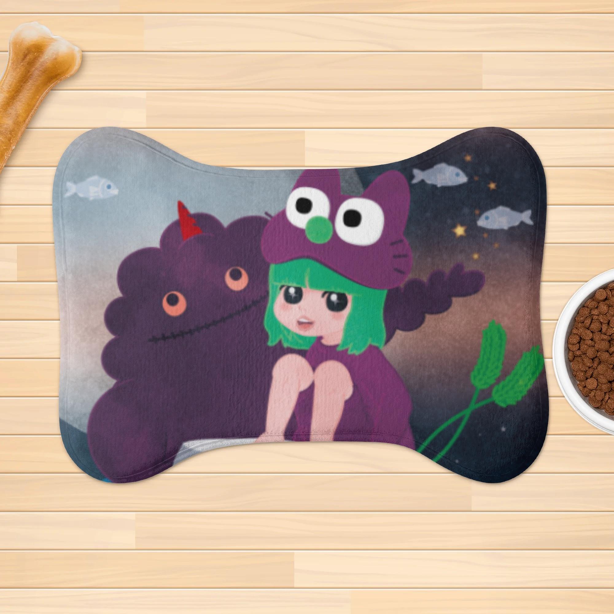 スーパーSALE お得なクーポン 送料無料 旅するペール03 ペットラグ ユニセックス ホームデコレーション キャラクター 女の子 宇宙 ファンタジー 旅するペール UMA ペール なもなあこ ★★★