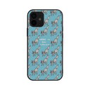お得なクーポン 送料無料 iPhone12ソフトケース ユニセックス アクセサリー 動物 猫 ねこ ネコ やんのかステップ ブルー スマホケース nanaronnicoron