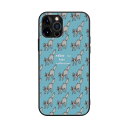 お得なクーポン 送料無料 iPhone12 Proソフトケース ユニセックス アクセサリー 動物 猫 ねこ ネコ やんのかステップ ブルー スマホケース nanaronnicoron