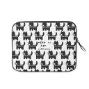 お得なクーポン 送料無料 ねこのひげあつめ。どうしてこうなった?くろ(アイパッドケース) アイパッドケース ユニセックス バッグ 動物 猫 ねこ ポーチ ねこのひげ nanaronnicoron