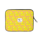 お得なクーポン 送料無料 ねこのひげあつめ。どうしてこうなった?きいろ(アイパッドケース) アイパッドケース ユニセックス バッグ 動物 猫 オレンジ ねこ イエロー ポーチ ねこのひげ