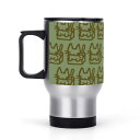 お得なクーポン 送料無料 ねこのひげあつめ。箱猫:モスグリーン(ステンレスマグカップ) ステンレスマグカップ ユニセックス アクセサリー 動物 猫 ねこ ケース スマホケース タンブラー