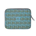 お得なクーポン 送料無料 ねこのひげあつめ。箱猫:ブルー(アイパッドケース) アイパッドケース ユニセックス バッグ 動物 ブルー 猫 ねこ ポーチ ペンケース キーケース カード収納