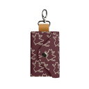 お得なクーポン 送料無料 ねこのひげあつめ。戦う猫:バーガンディー(キーケース) キーケース ユニセックス アクセサリー 動物 猫 ねこ バッグ ポーチ ケース バーガンディー nanaronnicoron