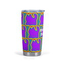 お得なクーポン 送料無料 ねこのひげあつめ。レイカラパターンターコイズブルー(タンブラー) タンブラー ユニセックス アクセサリー 動物 猫 ねこ バッグ ケース レインボー トラベル